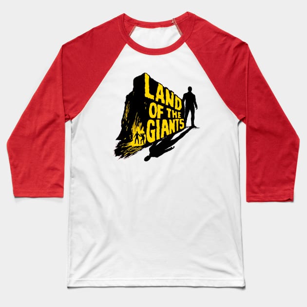 Land of the Giants Baseball T-Shirt by DistractedGeek